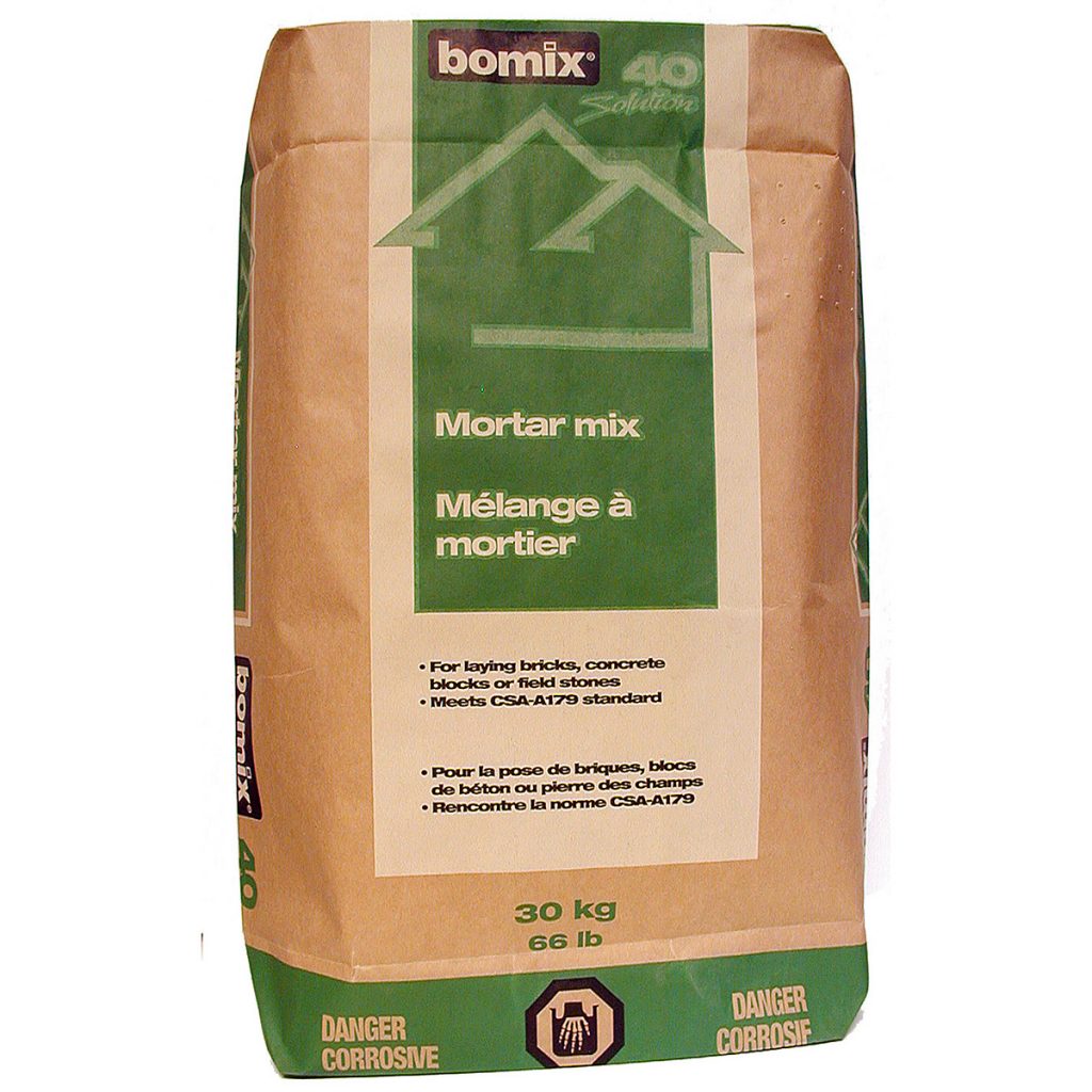 BOMIX Mortar Mix, 30 kg Bien fait ici Well Made Here